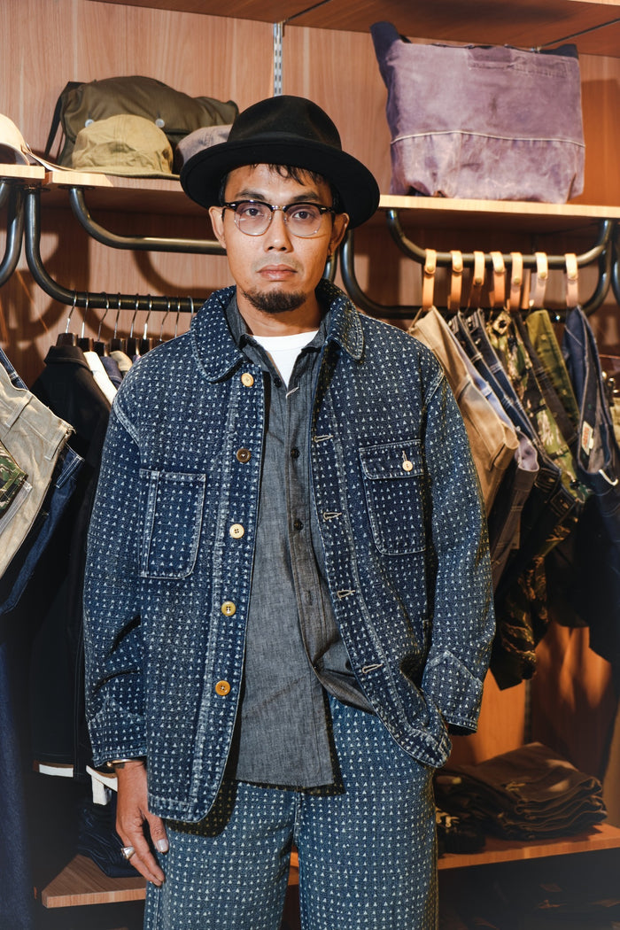 WABASH ZIMBABWE COTTON JACKET - INDIGO