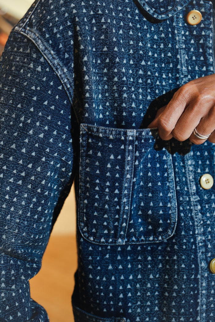 WABASH ZIMBABWE COTTON JACKET - INDIGO
