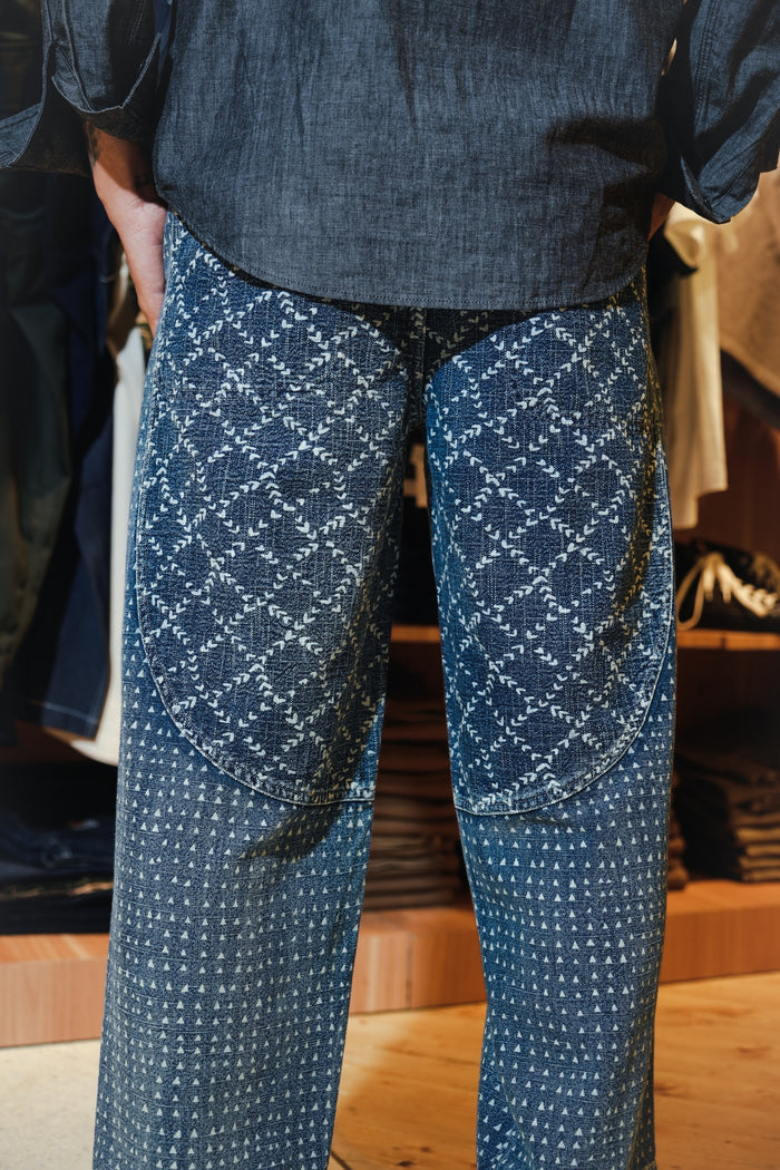 WABASH ZIMBABWE STRAIGHT-LEG PANTS - INDIGO