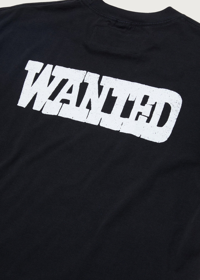 WANTED TEE S/S - BONE