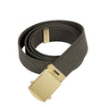 Web Belts - 54 Inches Long - OLIVE DRAB/GOLD