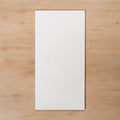 Single White Gemma Tile Rectified Gloss 300 x 600 x 9mm Ceramic 36WHGPRO - The Blue Space