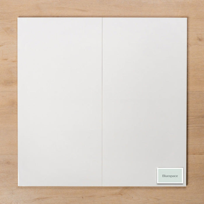 Pattern White Gemma Tile Rectified Matt 300 x 600 x 9mm Ceramic 36WHMPRO - The Blue Space