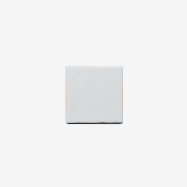 White Luca Hand Made Matte Tile 100 x 100 x 8mm