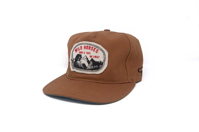 WILD HORSES II Snapback - BROWN