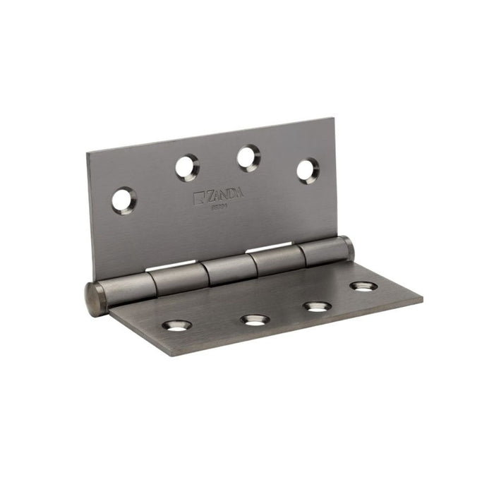 Zanda Butt Hinge Fixed Pin 100 x 100 x 2.5mm  Graphite Nickel 5910.GN - The Blue Space