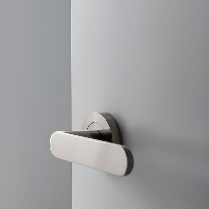 Lifestyle Zanda Duke Dummy Door Handle Set Brushed Nickel 10093.D.BN - The Blue Space