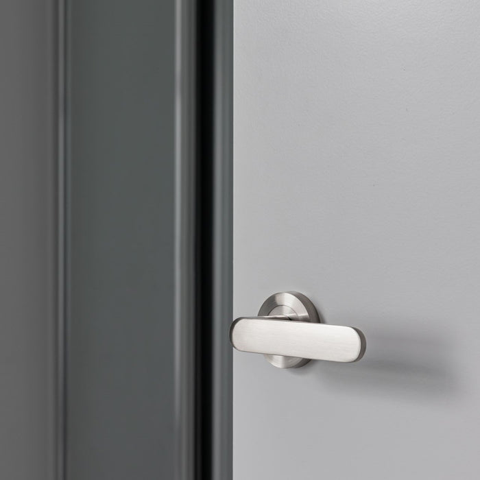Lifestyle 1 Zanda Duke Privacy Door Handle Set Brushed Nickel 10092.BN - The Blue Space
