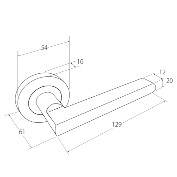 Technical Drawing - Zanda Epic Passage Set Matte Black